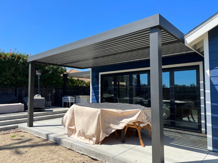 4k aluminum pergola cost