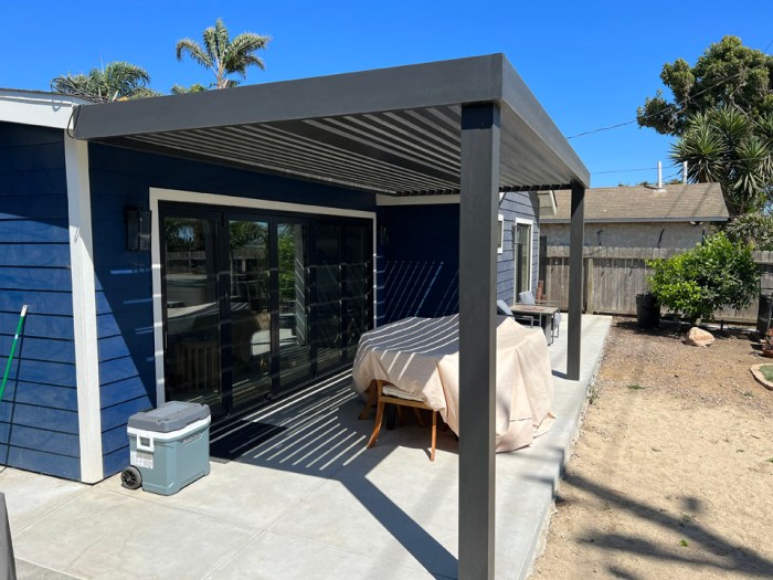 4k aluminum pergola cost