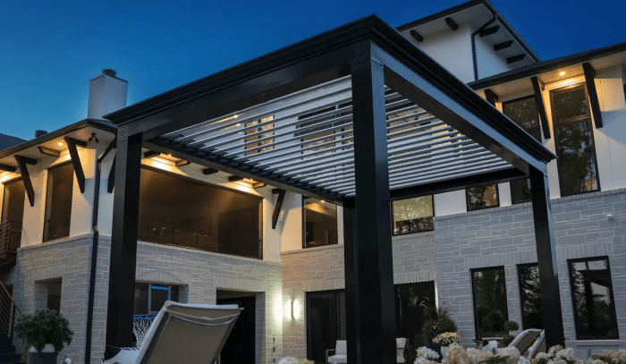4k aluminum pergola cost