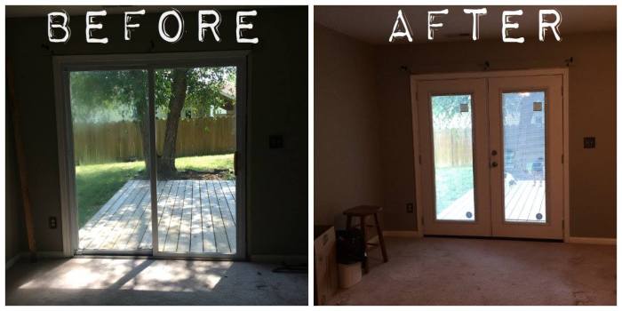 Replace front door window glass