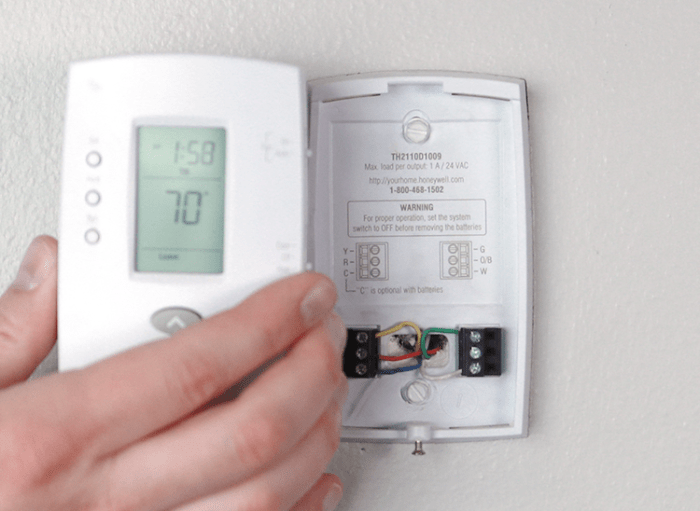 Wyze thermostat installation