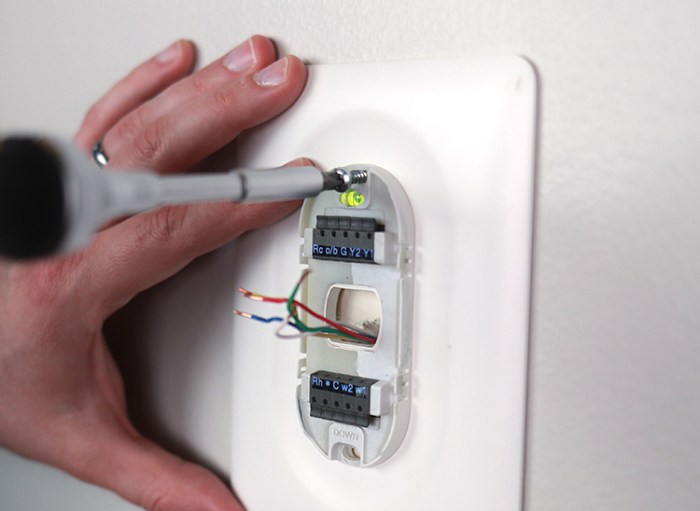 Wyze thermostat installation
