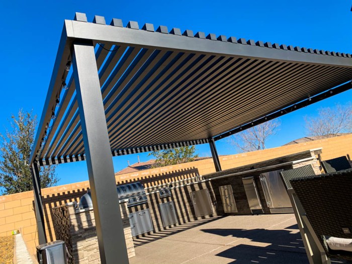 4k aluminum pergola cost